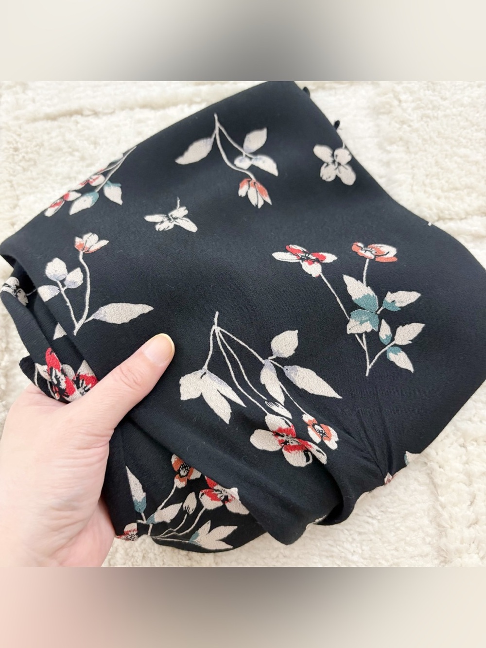 Madewell Floral Midi Slip Skirt 2 - Picture 7 of 10